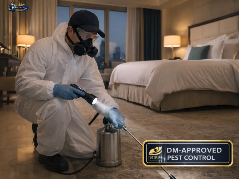 Discreet pest control service for a 5-star hotel in Palm Jumeirah