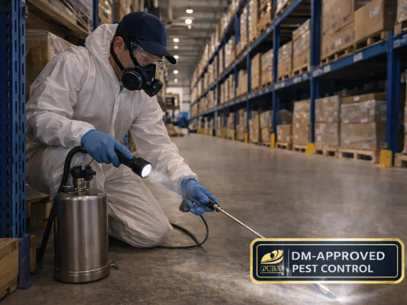 Rodent proofing and industrial-grade monitoring in a Dubai warehouse